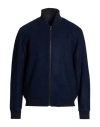 Exte Man Jacket Midnight Blue Size 44 Wool In Blue