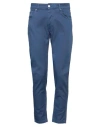 Exte Man Jeans Navy Size 31 Cotton, Elastane In Navy Blue