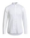 Exte Man Shirt White Size 15 ½ Cotton, Elastane In White