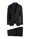 Exte Man Suit Black Size 44 Wool In Black