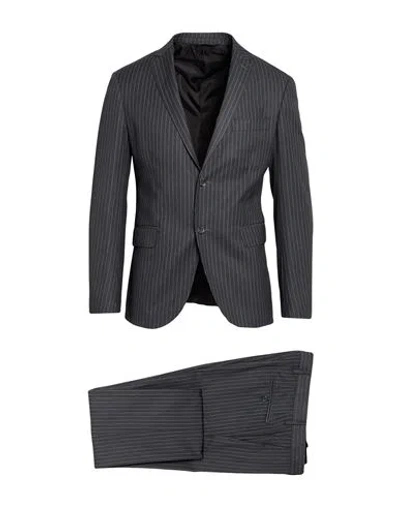 Exte Man Suit Grey Size 36 Wool