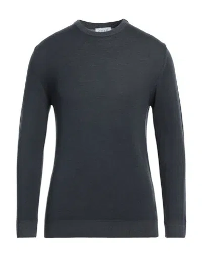 Exte Man Sweater Charcoal Size L Merino Wool In Grey