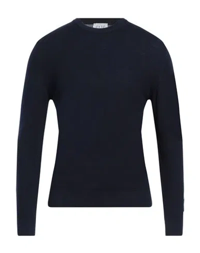 Exte Man Sweater Midnight Blue Size L Merino Wool