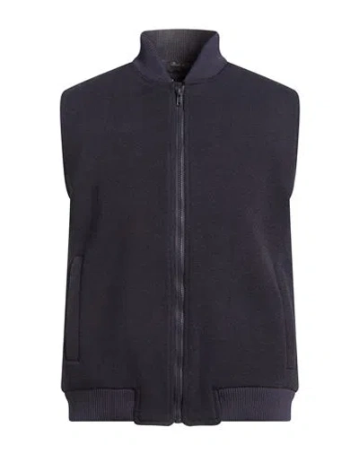 Exte Man Vest Midnight Blue Size 44 Polyester, Viscose, Elastane