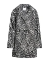 Exte Woman Coat Black Size M Polyester In Black