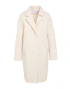 Exte Woman Coat Cream Size 10 Polyester