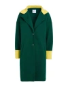 Exte Woman Coat Emerald Green Size 12 Polyester