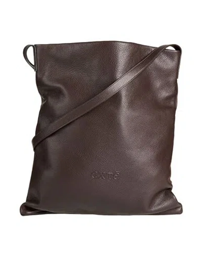 Exte Woman Cross-body Bag Brown Size - Leather