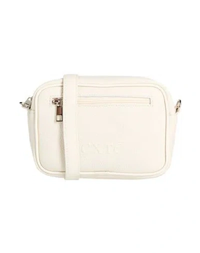 Exte Woman Cross-body Bag Ivory Size - Leather In White