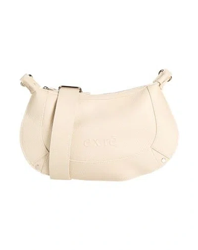Exte Woman Cross-body Bag Ivory Size - Leather In White