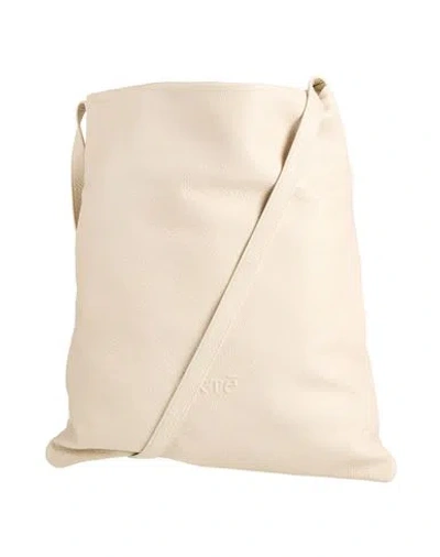 Exte Woman Cross-body Bag Off White Size - Leather