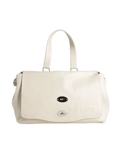 Exte Woman Handbag Beige Size - Leather In Sand