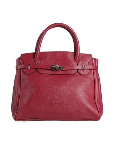 Exte Woman Handbag Brick Size - Leather In Red