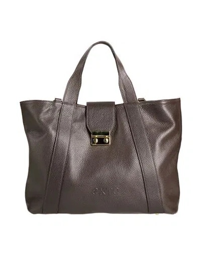 Exte Woman Handbag Dark Brown Size - Leather