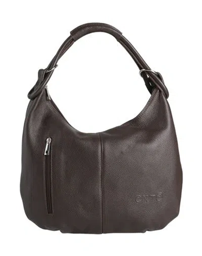 Exte Woman Handbag Dark Brown Size - Leather