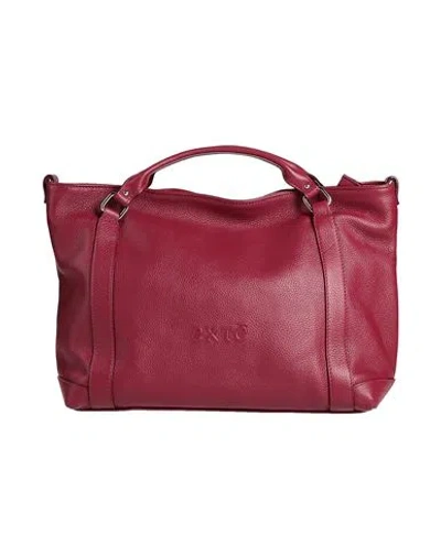Exte Woman Handbag Garnet Size - Leather In Red