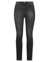 Exte Woman Jeans Black Size 31 Cotton, Elastane In Black