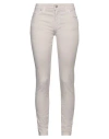 Exte Woman Pants Beige Size 12 Cotton, Elastane