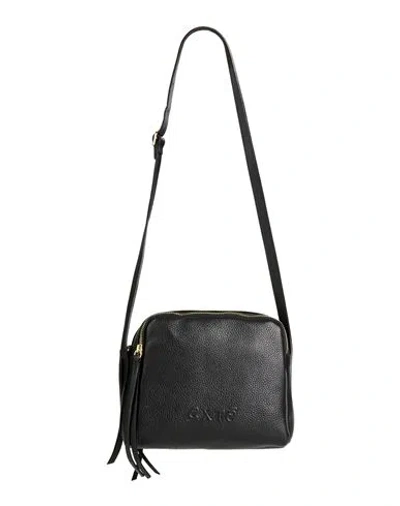 Exte Woman Shoulder Bag Black Size - Leather