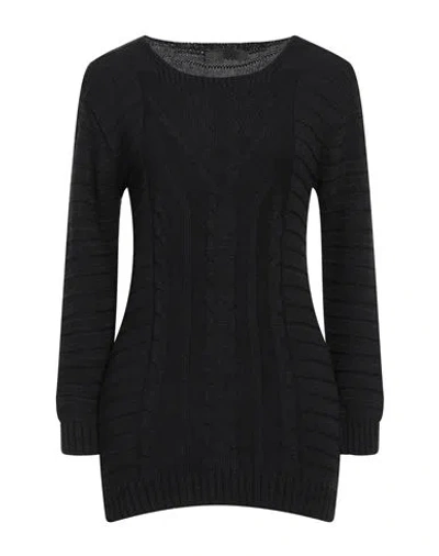 Exte Woman Sweater Black Size S/m Acrylic, Wool
