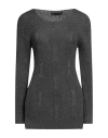 Exte Woman Sweater Lead Size S/m Acrylic, Wool In Grey