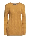 Exte Woman Sweater Marigold Size Onesize Acrylic, Wool In Yellow