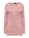 Exte Woman Sweater Pink Size S/m Acrylic, Wool