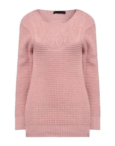 Exte Woman Sweater Pink Size S/m Acrylic, Wool