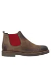 Exton Ankle Boots In Khaki