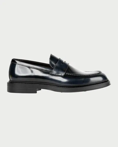 Exton Flat Shoes In Blu Blu E Verdi