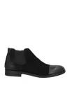Exton Man Ankle Boots Black Size 12 Leather In Black