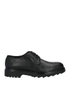 Exton Man Lace-up Shoes Black Size 9 Leather In Black