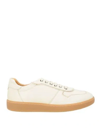 Exton Man Lace-up Shoes Ivory Size 6 Leather In White