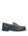 Exton Man Loafers Navy Size 7 Leather In Multi