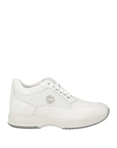 Exton Man Sneakers Off White Size 11 Soft Leather In Multi