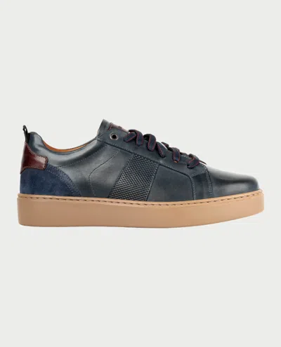 Exton Sneakers In Blu Blu E Verdi
