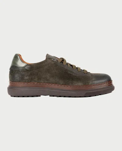 Exton Sneakers In Verde Blu E Verdi