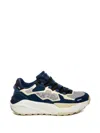 Extr4 Panelled Mesh-panel Sneakers In Blue