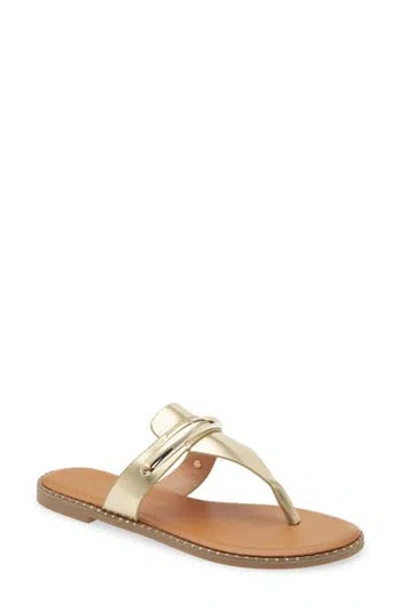 Extreme By Eddie Marc Angel Slide Sandal In Gold