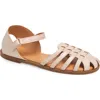 Extreme By Eddie Marc Kids' Basket Weave Sandal In Beige