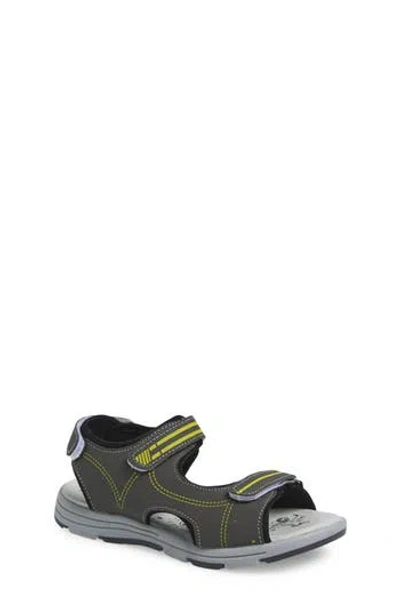Extreme By Eddie Marc Kids' Double Strap Sandal In Grey