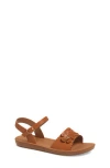 Extreme By Eddie Marc Kids' Flower Sandal In Tan