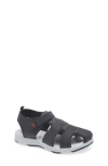 Extreme By Eddie Marc Kids' Solid Woven Sandal In Black