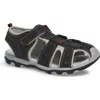 Extreme By Eddie Marc Kids' Woven Sandal In Black