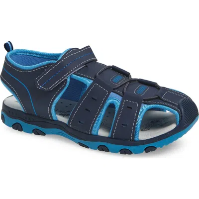 Extreme By Eddie Marc Kids' Woven Sandal In Blue