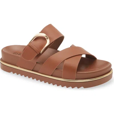 Extreme By Eddie Marc Kira Slide Sandal In Brown