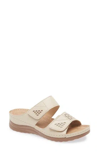 Extreme By Eddie Marc Laser Cut Wedge Sandal