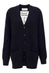 Extreme Cashmere V-neckline Cardigan With Front Pockets And Ribbed Cuffs