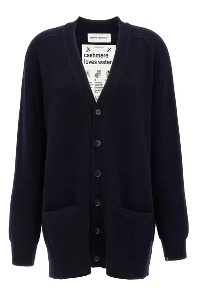 EXTREME CASHMERE EXTREME CASHMERE '117 NAVY' CARDIGAN