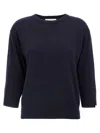 Extreme Cashmere N.398 Three-quarter Sleeve Sweater In Blue